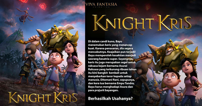 Sinopsis dan Trailer Film Animasi Knight Kris 2017 Deddy Corbuzier