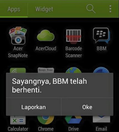 Cara Mengatasi Sayangnya Aplikasi Telah Berhenti Android