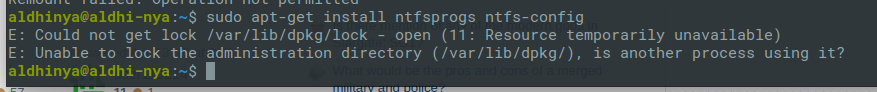 Cara Ampuh Atasi Pesan Error "Could not get lock /var/lib/ppkg/lock-ppen (11: resource temporarily unavailable)"