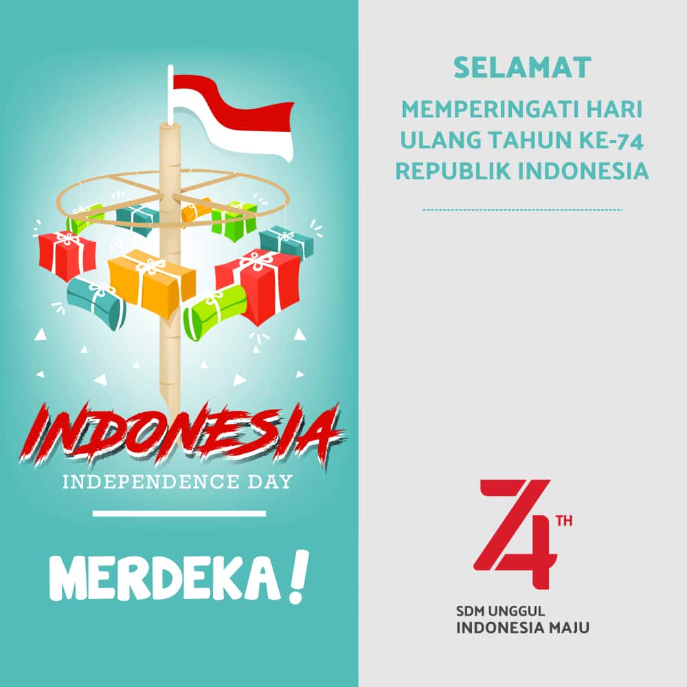 Kumpulan Gambar Ucapan Hari Kemerdekaan Indonesia Ke 74 17 Agustus 2019