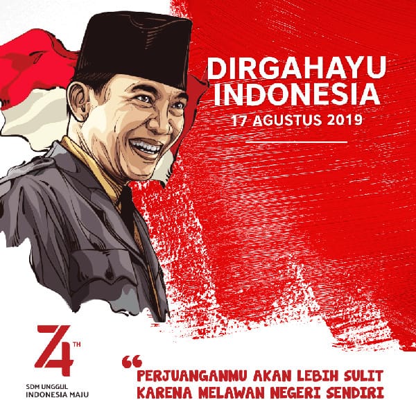 Kumpulan Gambar Ucapan Hari Kemerdekaan Indonesia Ke 74 17 Agustus 2019
