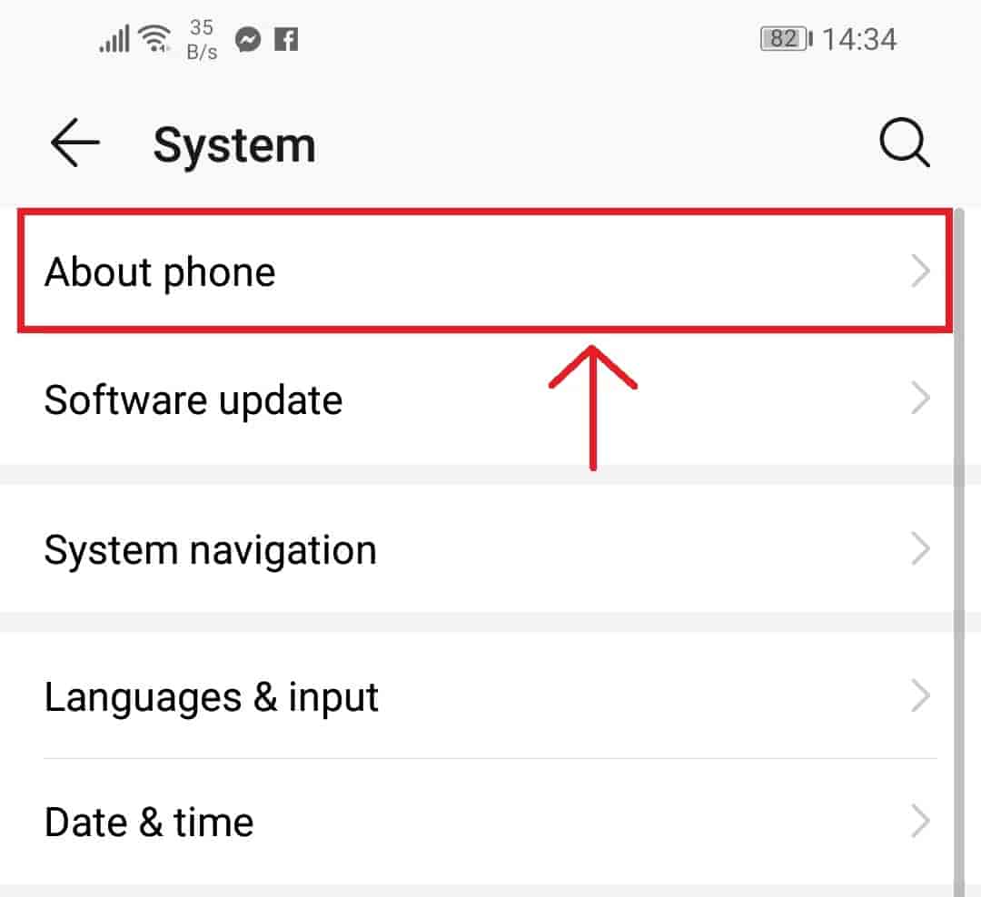 Cara Melihat Nomor IMEI Melalui Menu Settings