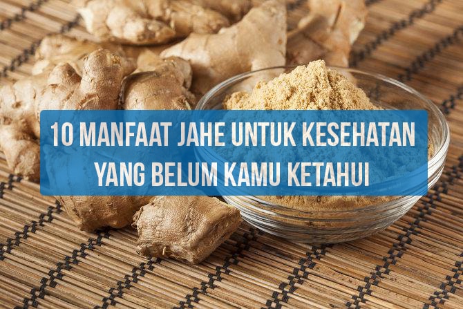 10 Manfaat Jahe Untuk Kesehatan yang Belum Kamu Ketahui Lengkap Terbaru