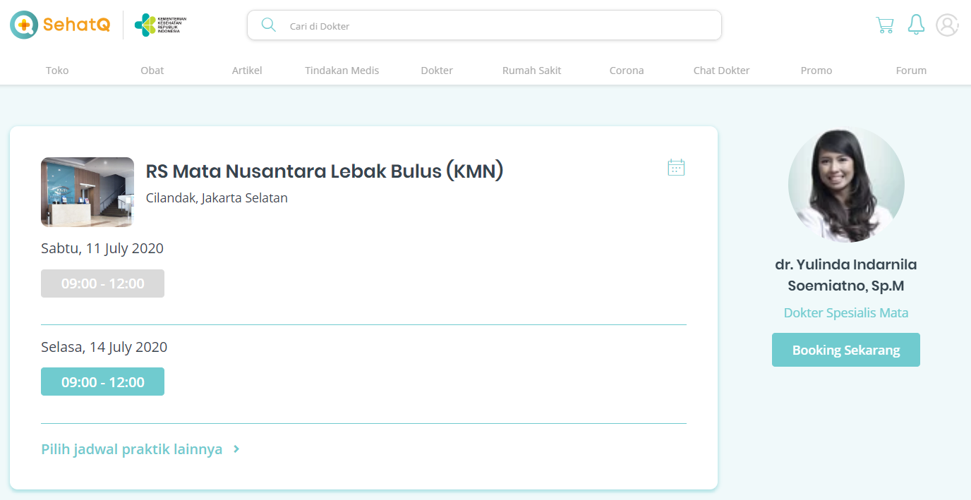 Bisa Chat dan Booking Dokter dengan Mudah