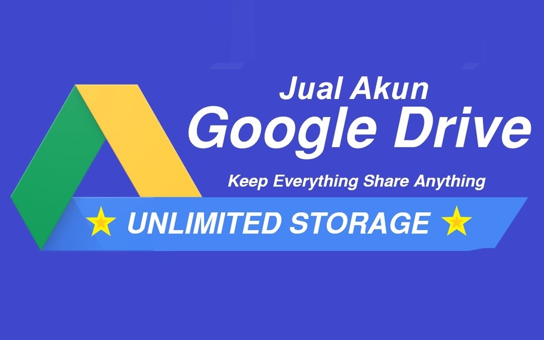 Jual Akun Google Drive Unlimited Legal Murah Pakai Domain Sendiri